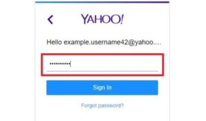 sign into yahoo mail