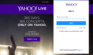 Free yahoo email address