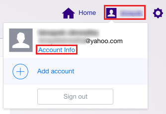 how to change yahoo mail password