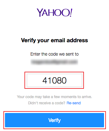 create yahoo email account